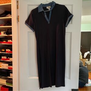 Navy Blue Polo Dress